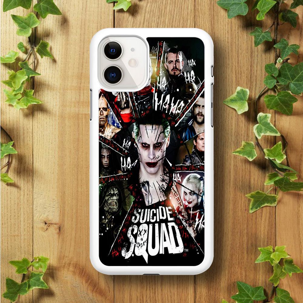 Suicide Squad Character iPhone 11 Case-Rubber / White (2D Case)-Xtracase