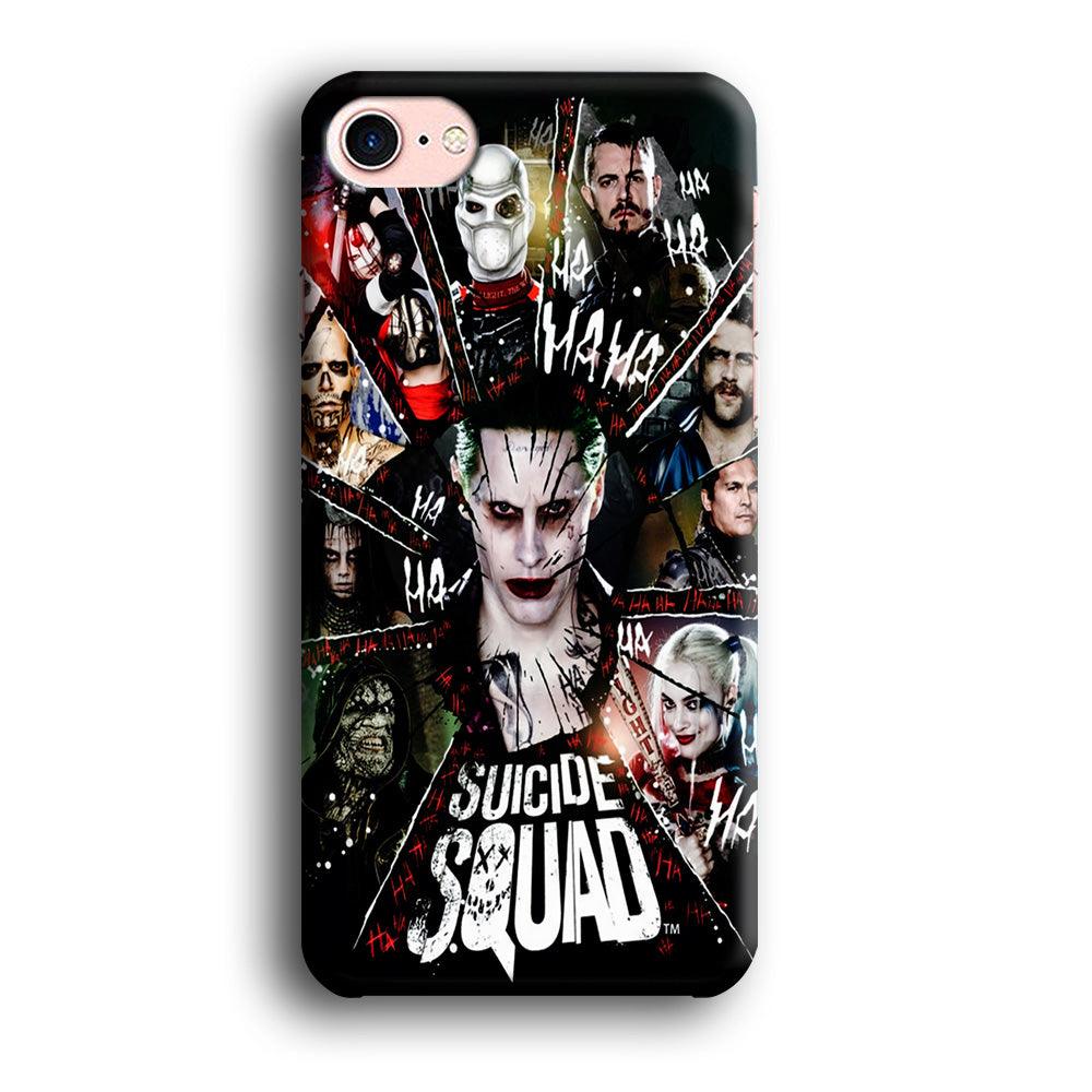 Suicide Squad Character iPhone SE 2020 Case-Plastic / Full Wrap (3D Case)-Xtracase