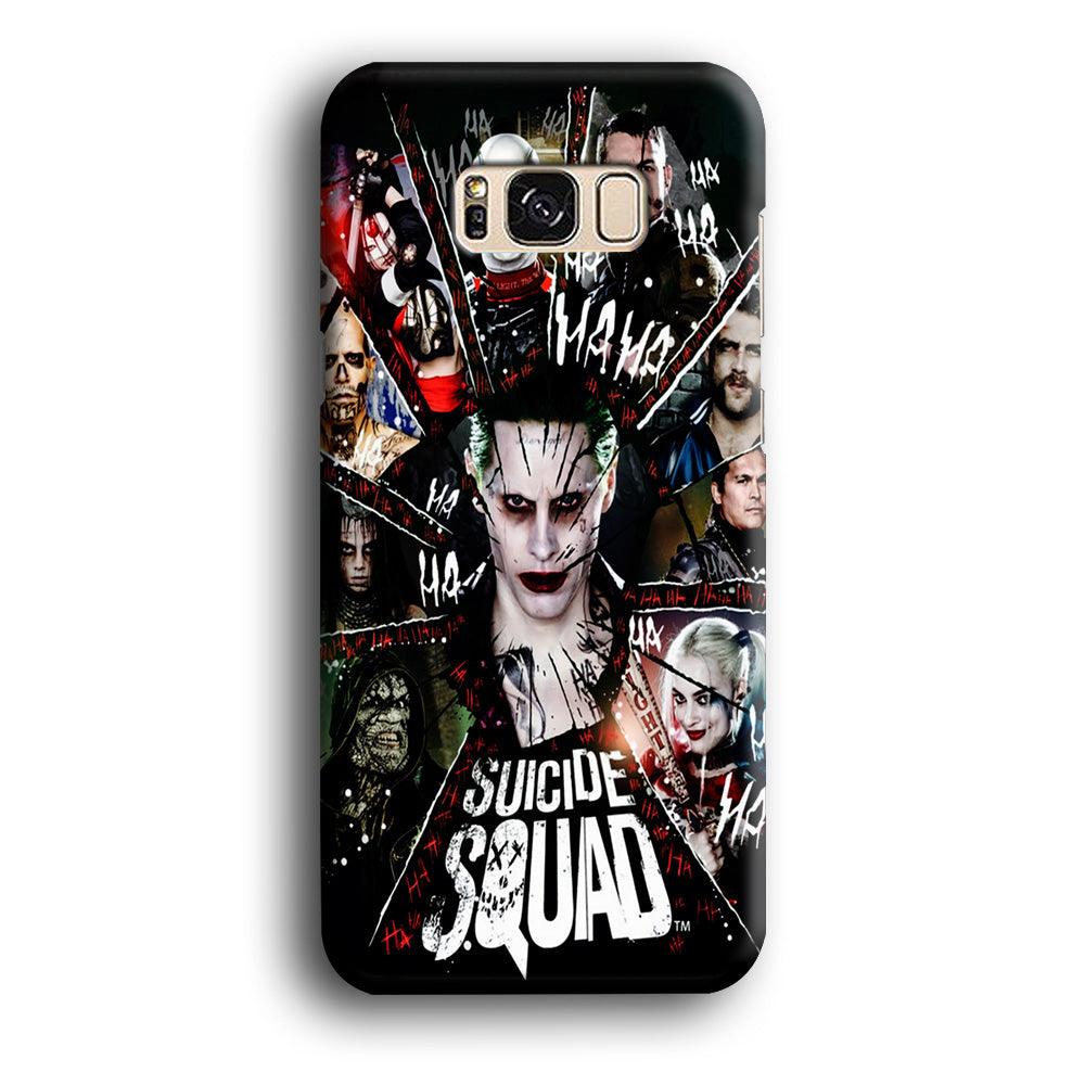 Suicide Squad Character Samsung Galaxy S8 Case-Plastic / Full Wrap (3D Case)-Xtracase