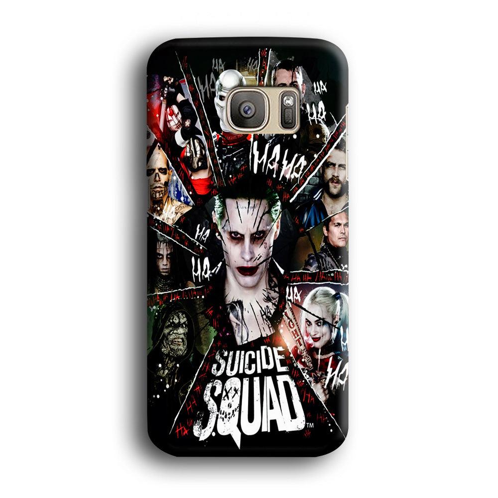 Suicide Squad Character Samsung Galaxy S7 Case-Plastic / Full Wrap (3D Case)-Xtracase