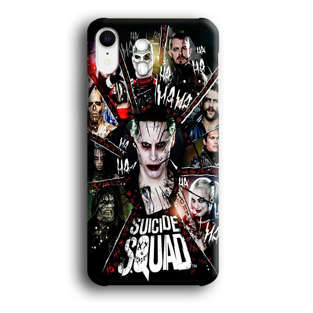 Suicide Squad Character iPhone XR Case-Plastic / Full Wrap (3D Case)-Xtracase