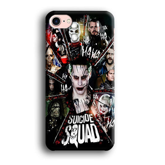 Suicide Squad Character iPhone 8 Case-Plastic / Full Wrap (3D Case)-Xtracase