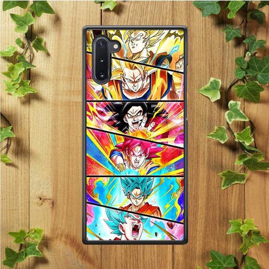 Super Saiyan Goku Collage Samsung Galaxy Note 10 Case-Plastic / Full Wrap (3D Case)-Xtracase