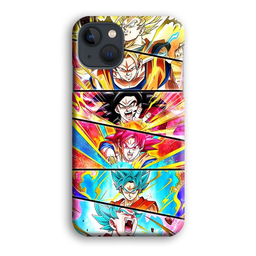 Super Saiyan Goku Collage iPhone 13 Case-Plastic / Full Wrap (3D Case)-Xtracase
