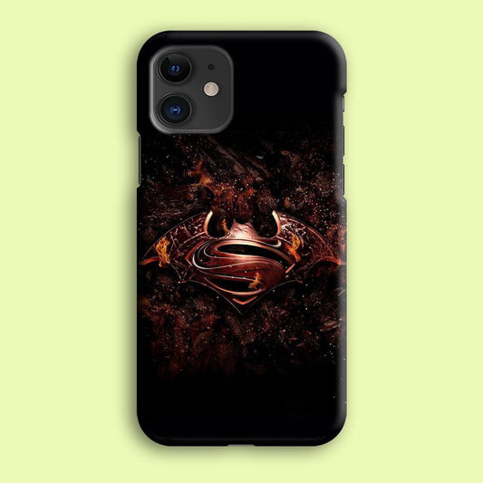 Superman 003 iPhone 12 Mini Case-Plastic / Full Wrap (3D Case)-Xtracase