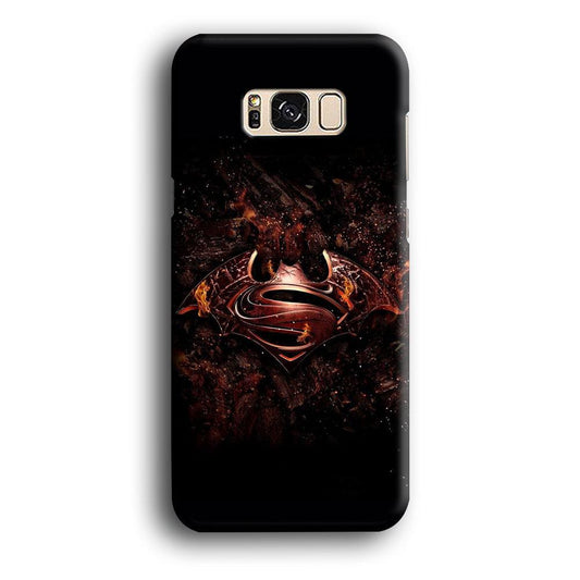 Superman 003 Samsung Galaxy S8 Case-Plastic / Full Wrap (3D Case)-Xtracase