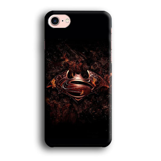 Superman 003 iPhone 8 Case-Plastic / Full Wrap (3D Case)-Xtracase