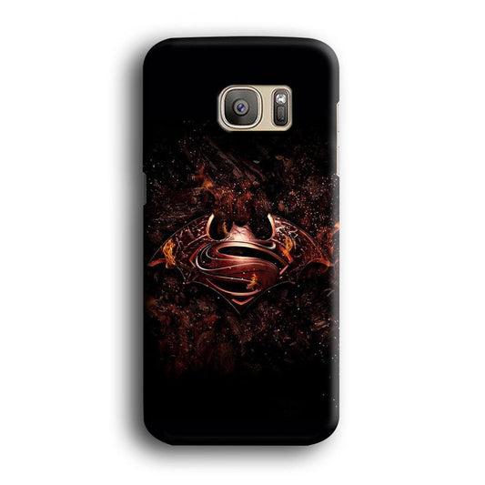 Superman 003 Samsung Galaxy S7 Edge Case-Plastic / Full Wrap (3D Case)-Xtracase
