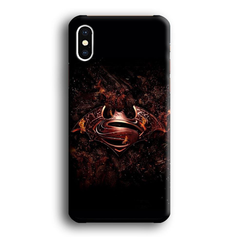 Superman 003 iPhone X Case-Plastic / Full Wrap (3D Case)-Xtracase