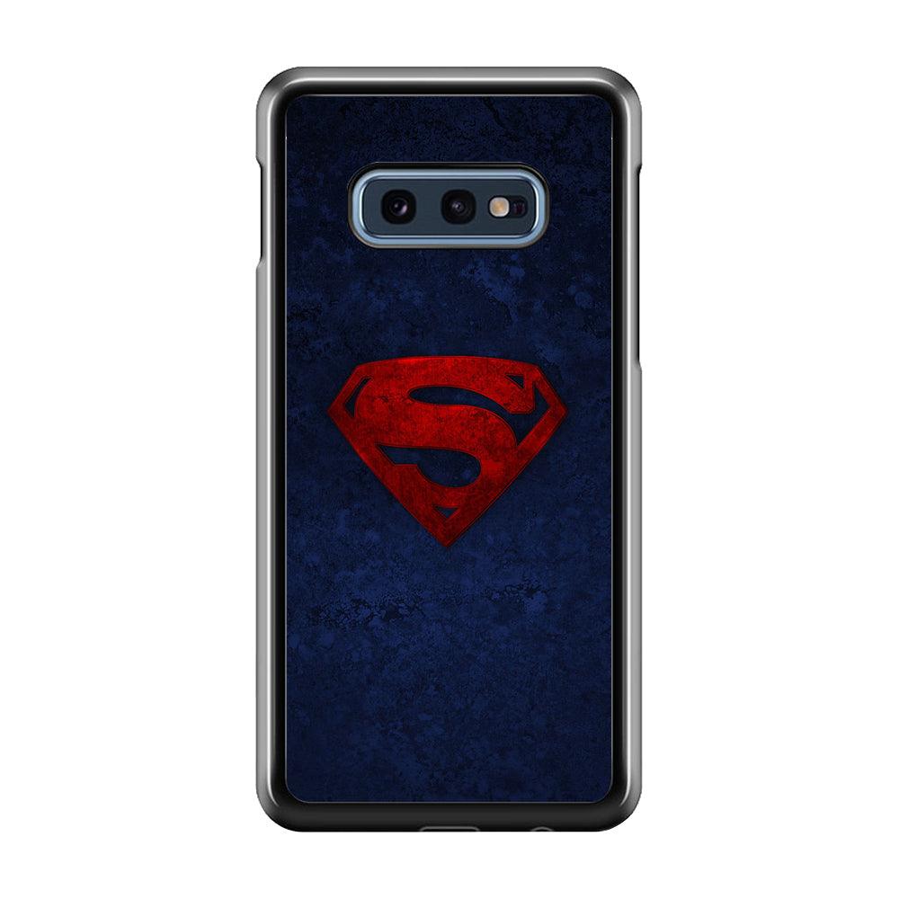 Superman Logo Samsung Galaxy S10E Case-Plastic / Full Wrap (3D Case)-Xtracase