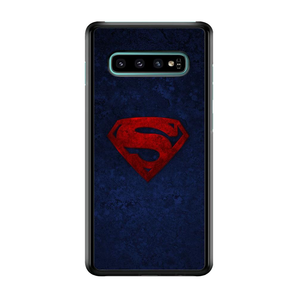 Superman Logo Samsung Galaxy S10 Case-Plastic / Full Wrap (3D Case)-Xtracase