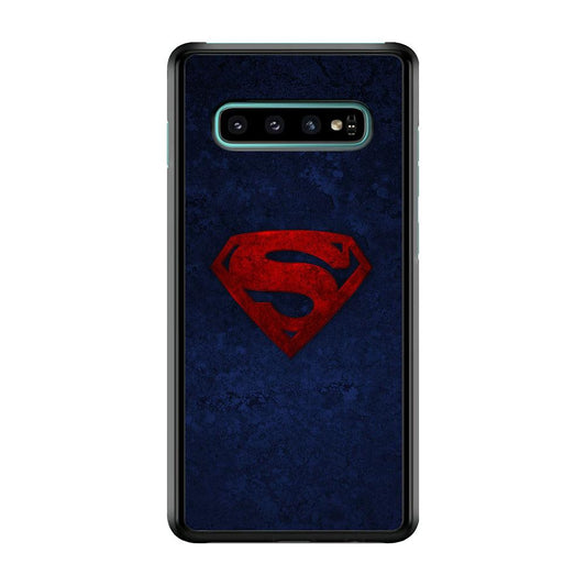 Superman Logo Samsung Galaxy S10 Case-Plastic / Full Wrap (3D Case)-Xtracase