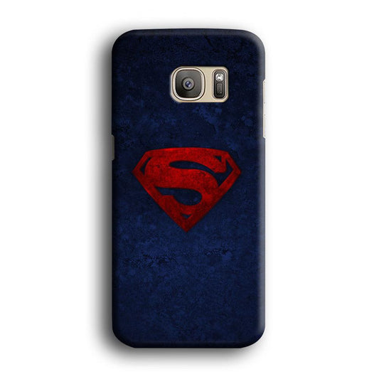 Superman Logo Samsung Galaxy S7 Edge Case-Plastic / Full Wrap (3D Case)-Xtracase