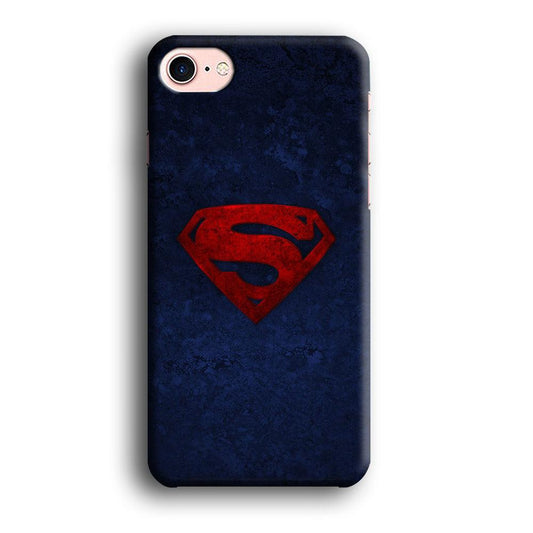 Superman Logo iPhone 8 Case-Plastic / Full Wrap (3D Case)-Xtracase