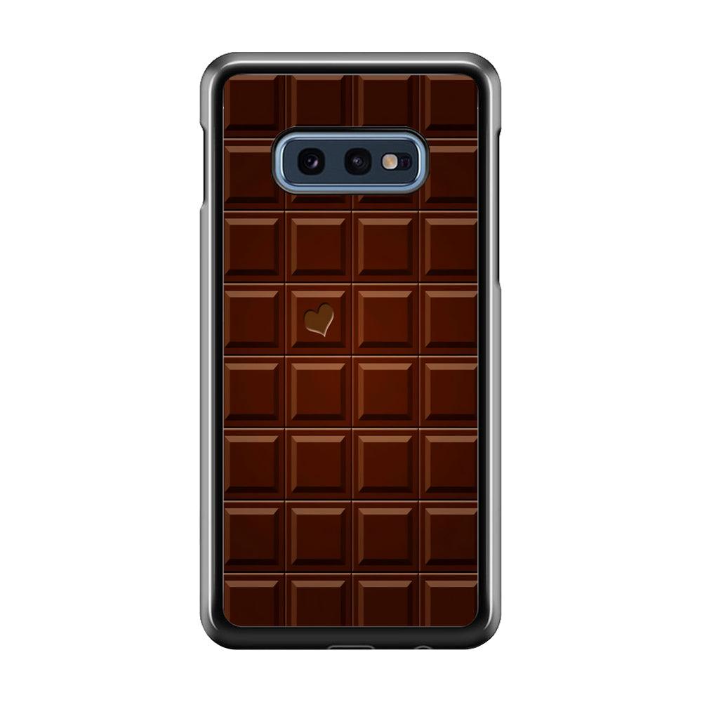 Sweet Chocolate Samsung Galaxy S10E Case-Plastic / Full Wrap (3D Case)-Xtracase