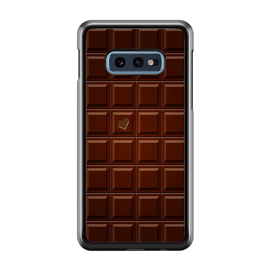 Sweet Chocolate Samsung Galaxy S10E Case-Plastic / Full Wrap (3D Case)-Xtracase