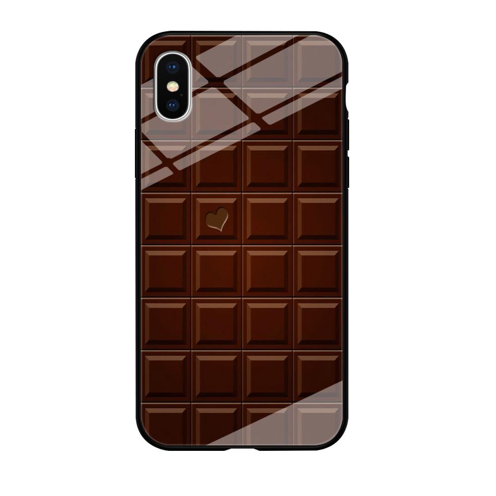 Sweet Chocolate iPhone X Case-Tempered Glass Case-Xtracase