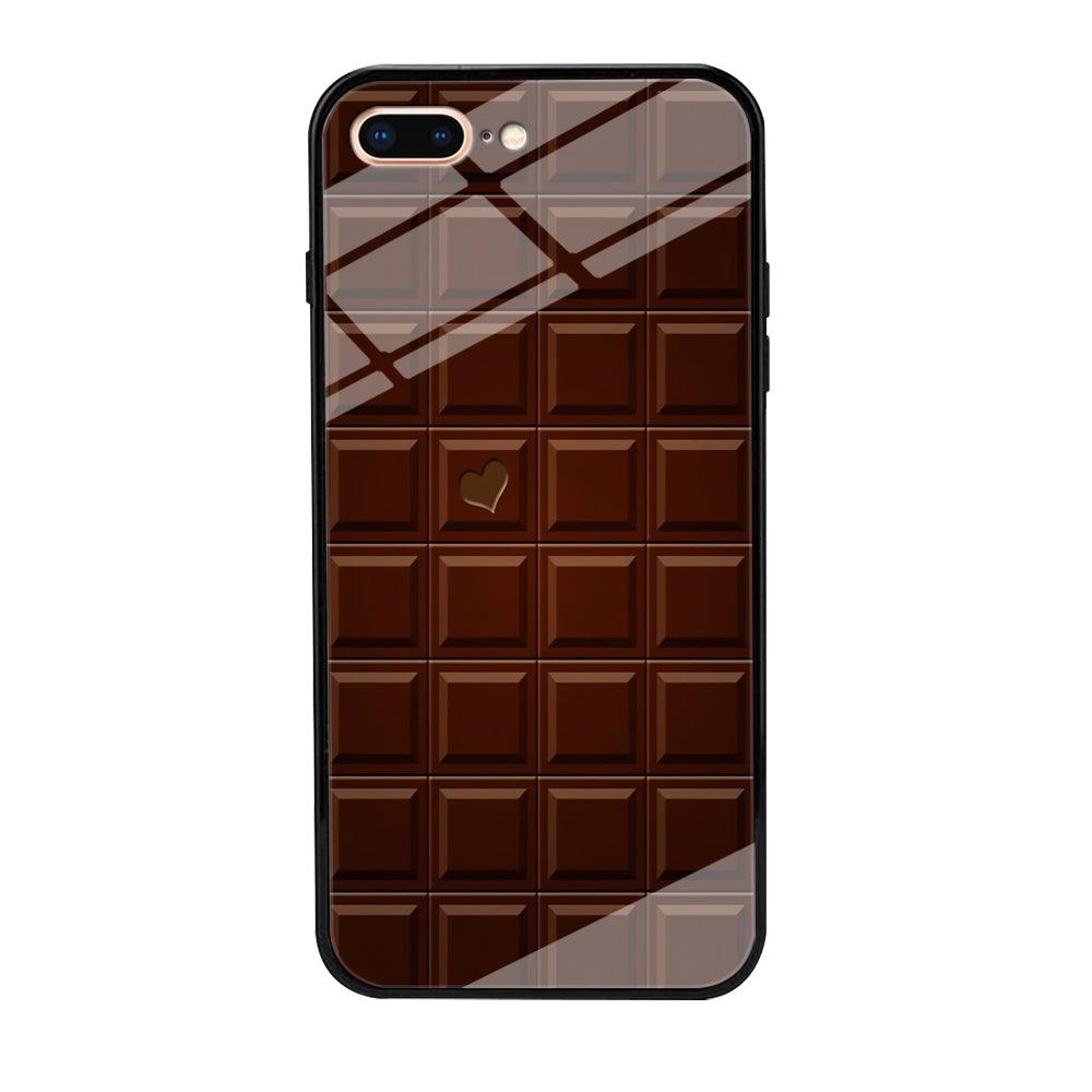 Sweet Chocolate iPhone 8 Plus Case-Tempered Glass Case-Xtracase