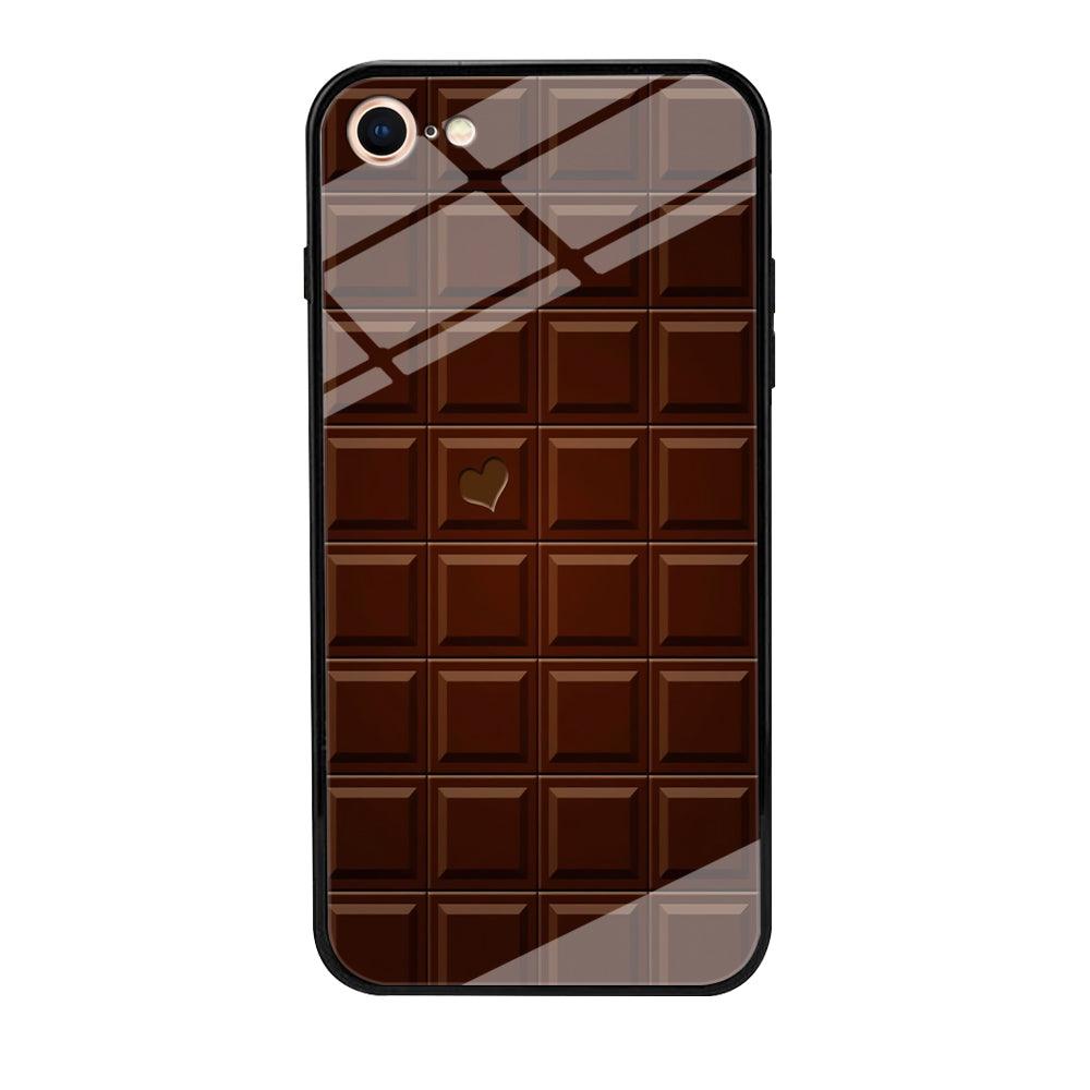Sweet Chocolate iPhone 8 Case-Tempered Glass Case-Xtracase