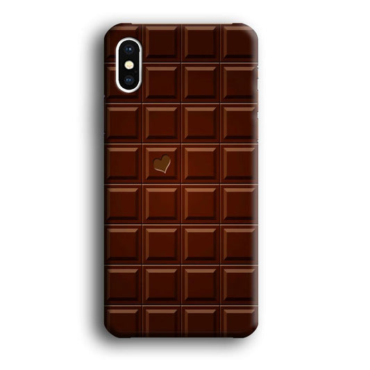 Sweet Chocolate iPhone X Case-Plastic / Full Wrap (3D Case)-Xtracase