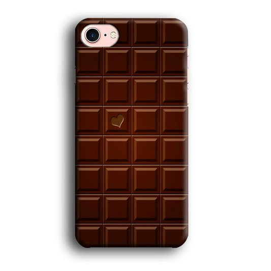 Sweet Chocolate iPhone 8 Case-Plastic / Full Wrap (3D Case)-Xtracase