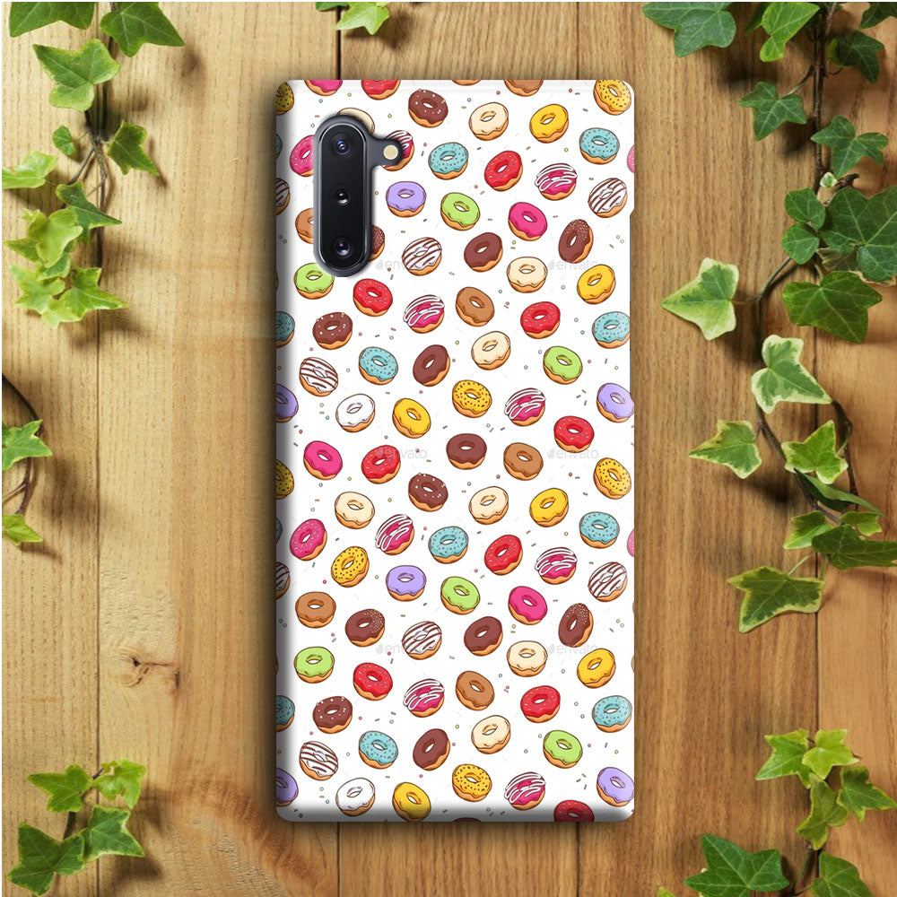 Sweet Donuts Pattern 001 Samsung Galaxy Note 10 Case