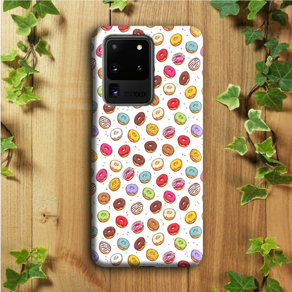 Sweet Donuts Pattern 001 Samsung Galaxy S20 Ultra Case