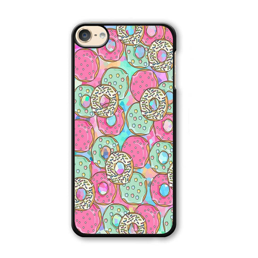 Sweet Donuts Pattern 002 iPod Touch 6 Case-Plastic / Full Wrap (3D Case)-Xtracase