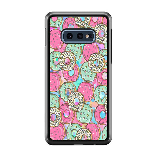 Sweet Donuts Pattern 002 Samsung Galaxy S10E Case-Plastic / Full Wrap (3D Case)-Xtracase