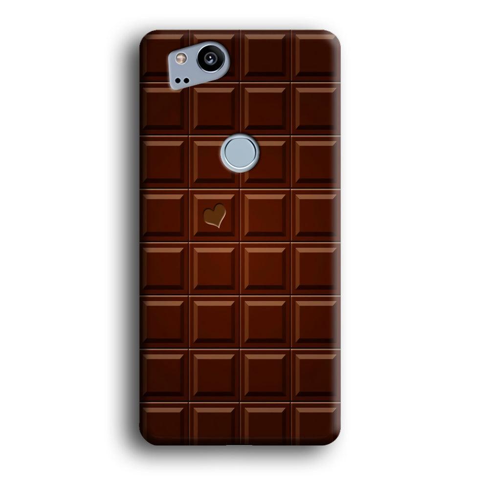 Sweet Chocolate Google Pixel 2 3D Case-Xtracase