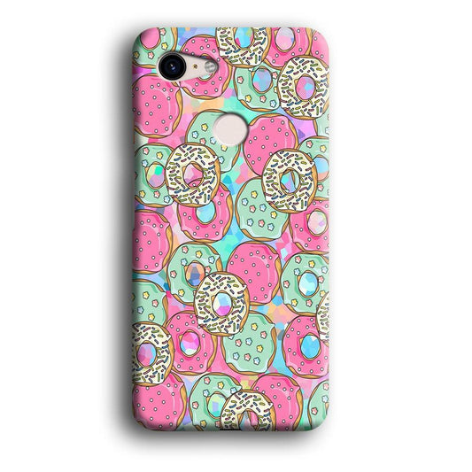 Sweet Donuts Pattern 002 Google Pixel 3 XL 3D Case-Xtracase