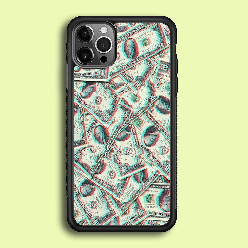 Ten Dollars iPhone 12 Pro Max Case-Rubber / Black (2D Case)-Xtracase