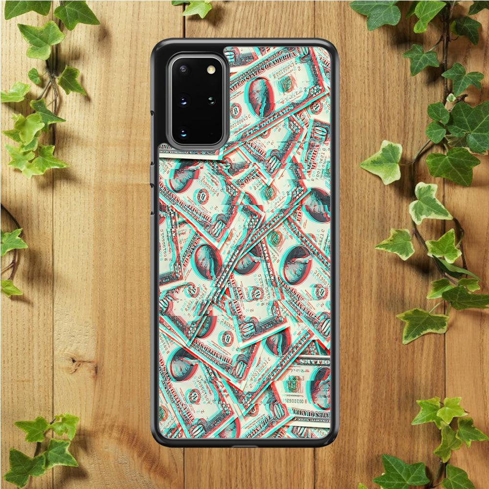 Ten Dollars Samsung Galaxy S20 Plus Case-Rubber / White (2D Case)-Xtracase