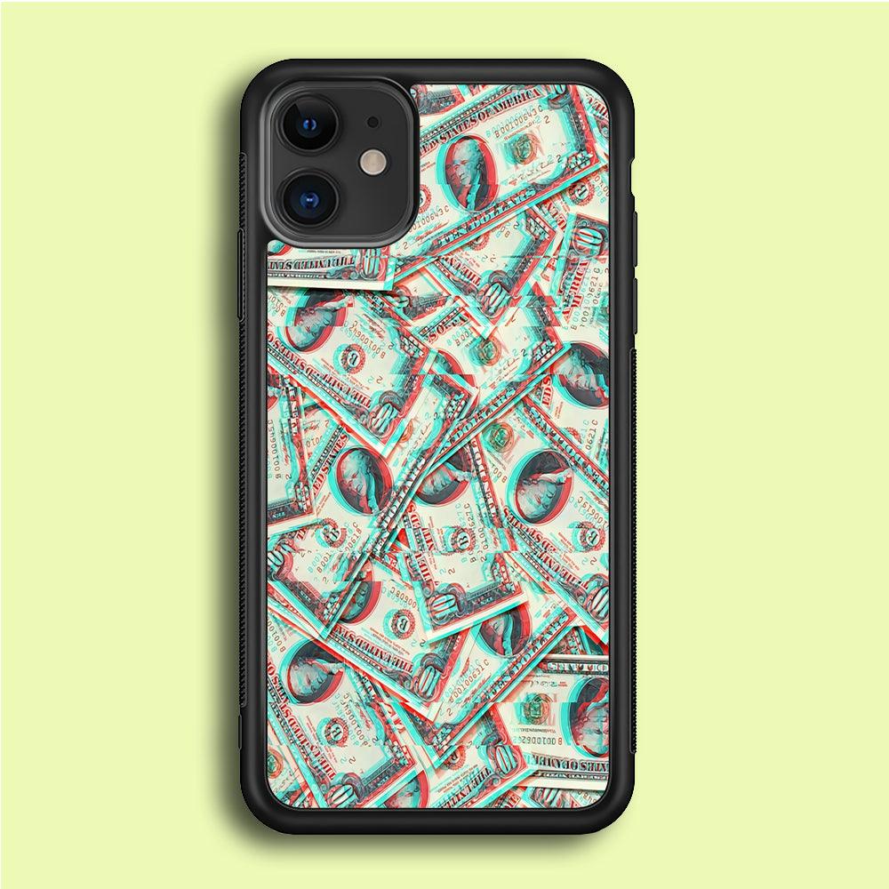 Ten Dollars iPhone 12 Case-Rubber / Black (2D Case)-Xtracase
