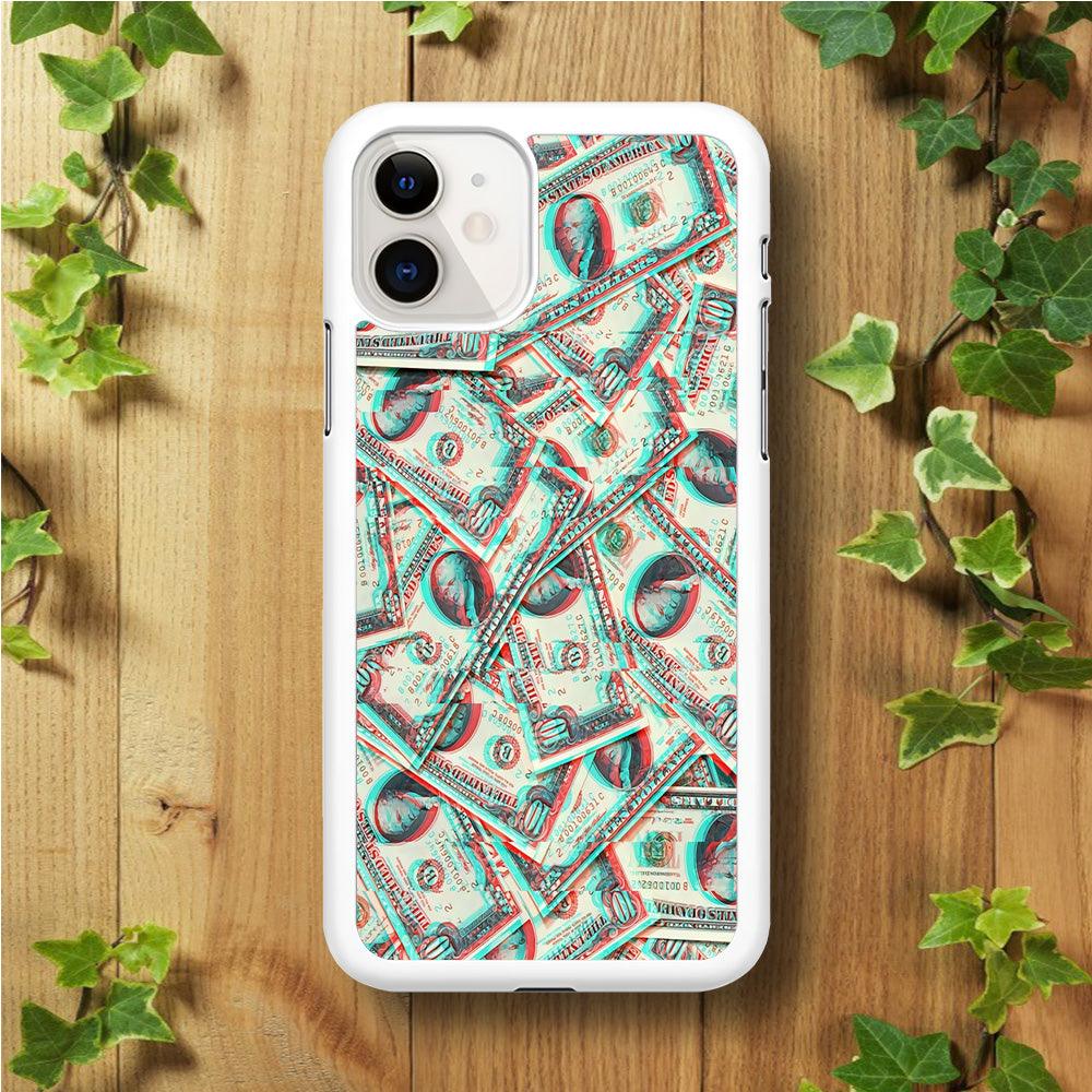 Ten Dollars iPhone 11 Case-Rubber / White (2D Case)-Xtracase
