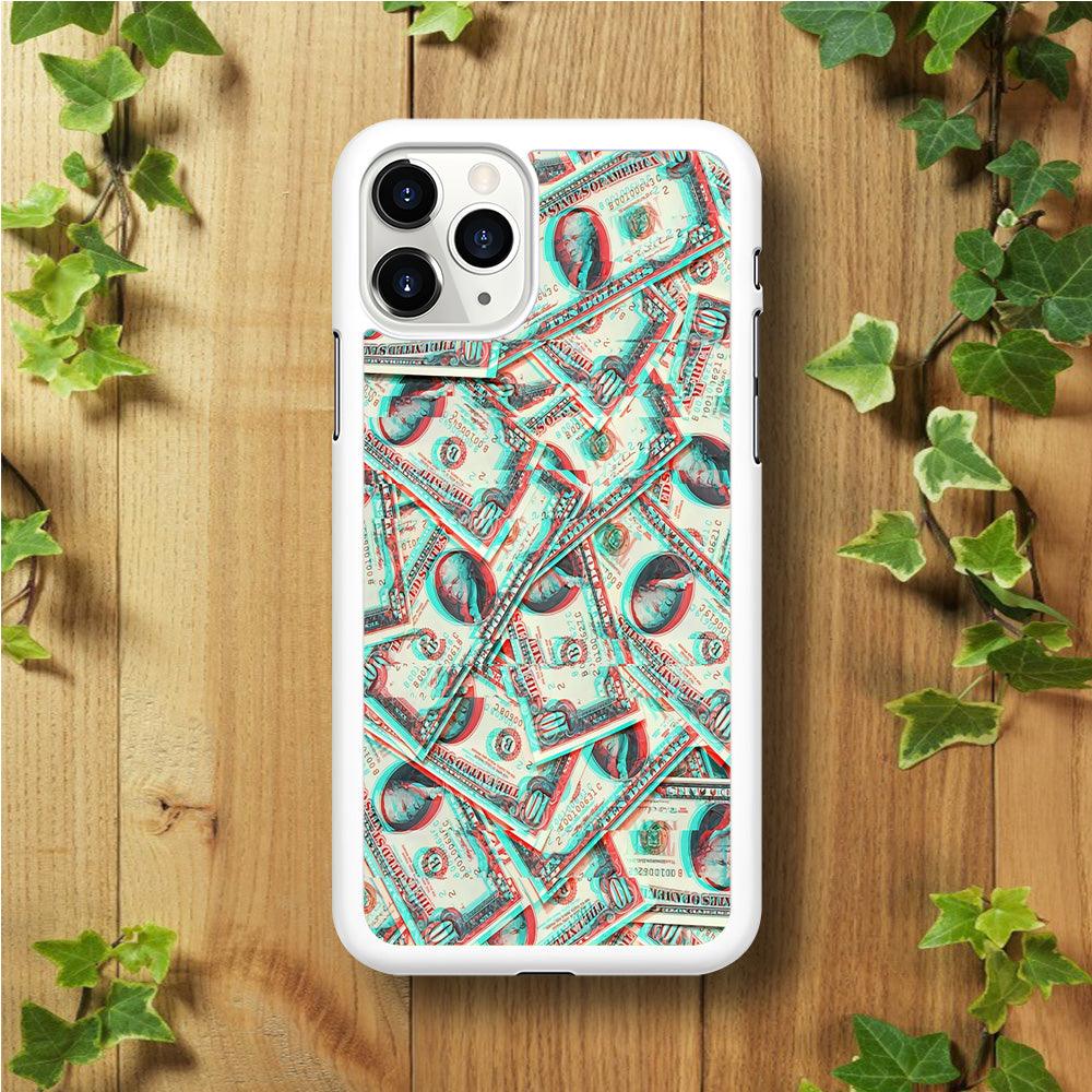 Ten Dollars iPhone 11 Pro Max Case-Rubber / White (2D Case)-Xtracase