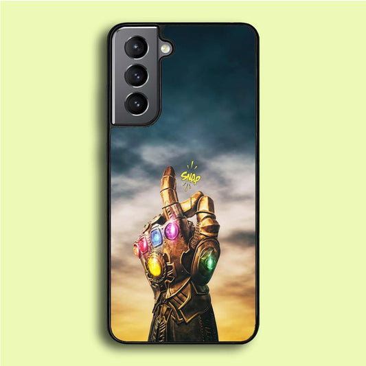 Thanos Finger Snap Samsung Galaxy A16 Case-Rubber / Black (2D Case)-Xtracase
