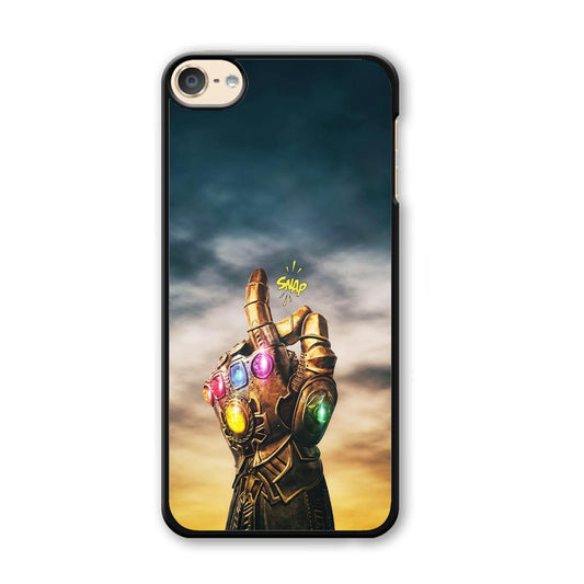 Thanos Finger Snap iPod Touch 6 Case-Plastic / White (2D Case)-Xtracase