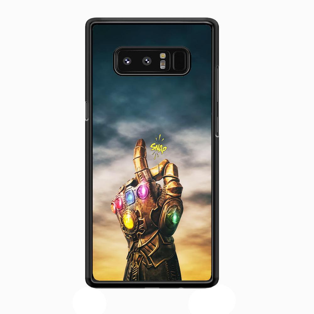 Thanos Finger Snap Samsung Galaxy Note 8 Case-Plastic / Full Wrap (3D Case)-Xtracase