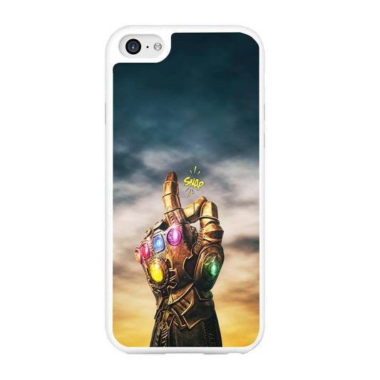 Thanos Finger Snap iPhone 6 | 6s Case-Rubber / White (2D Case)-Xtracase