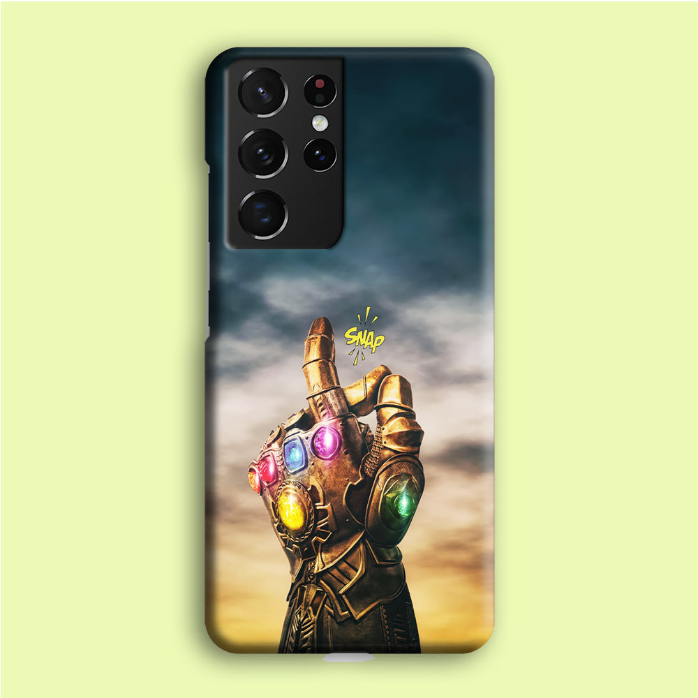 Thanos Finger Snap Samsung Galaxy S21 Ultra Case