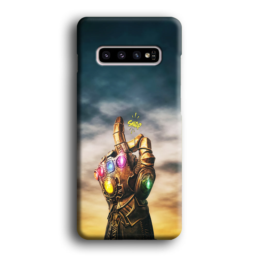 Thanos Finger Snap Samsung Galaxy S10 Case