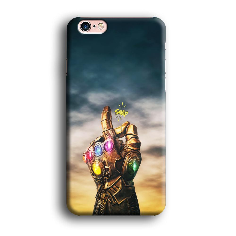 Thanos Finger Snap iPhone 6 | 6s Case-Plastic / Full Wrap (3D Case)-Xtracase