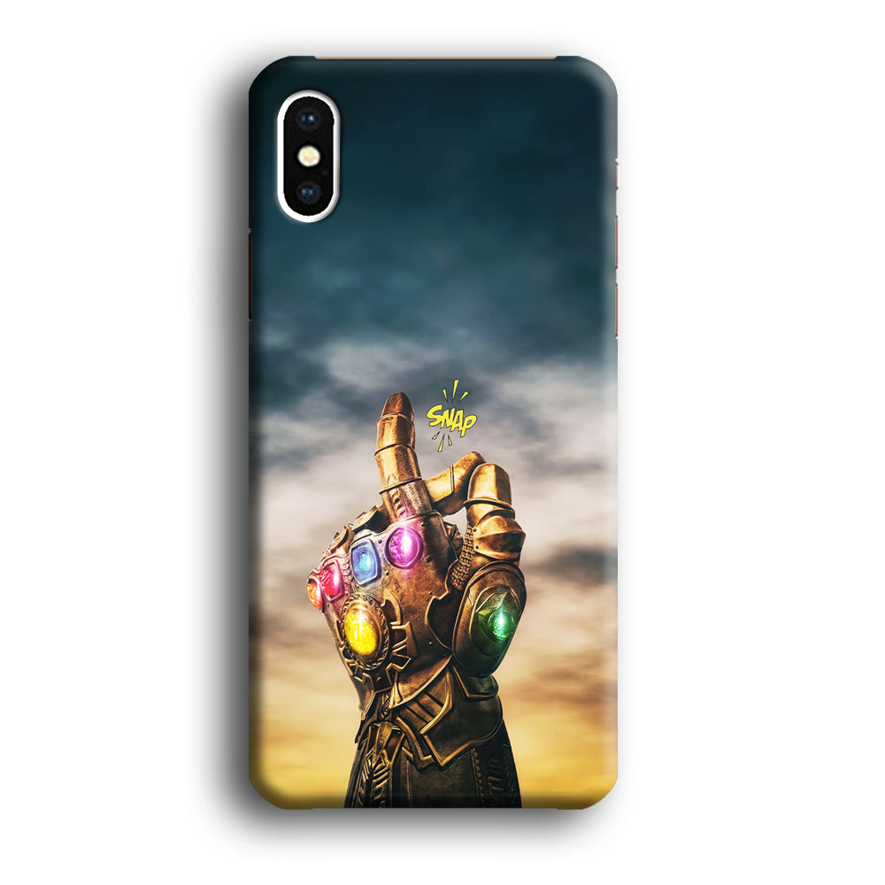 Thanos Finger Snap iPhone Xs Case