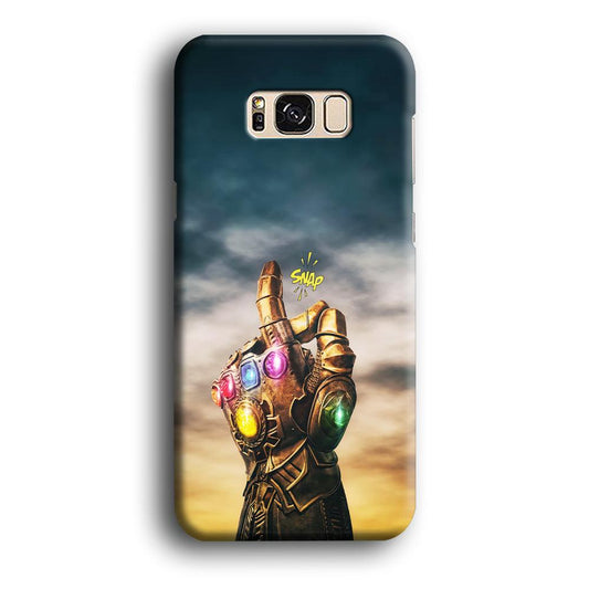 Thanos Finger Snap Samsung Galaxy S8 Case-Plastic / Full Wrap (3D Case)-Xtracase