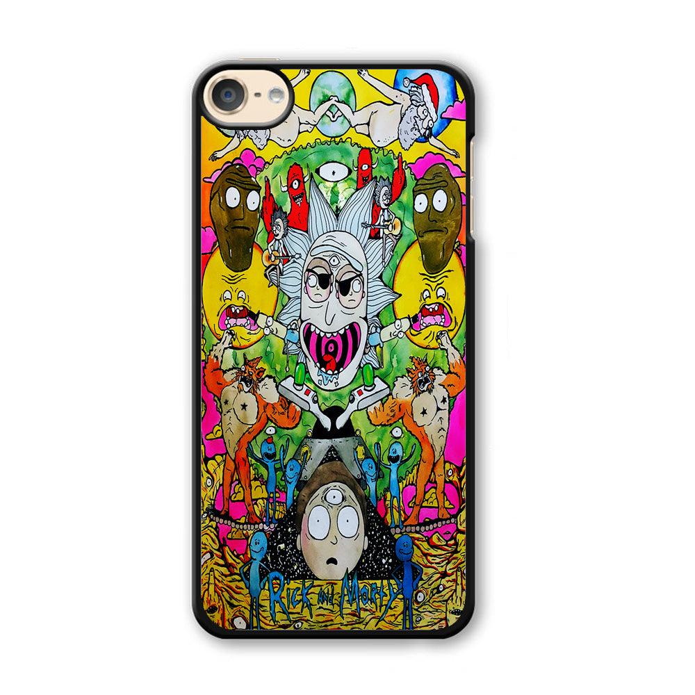 The Crazy Of Rick iPod Touch 6 Case-Plastic / Black (2D Case)-Xtracase