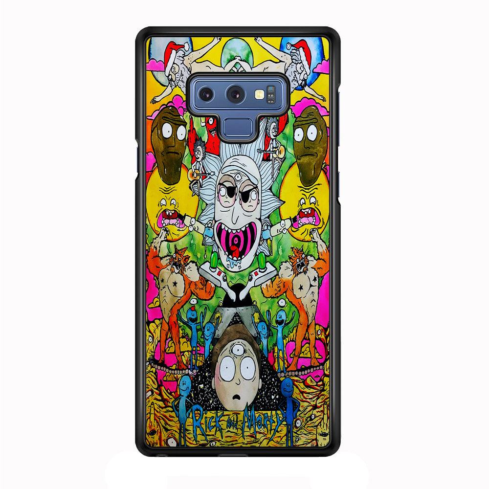 The Crazy Of Rick Samsung Galaxy Note 9 Case-Plastic / Full Wrap (3D Case)-Xtracase