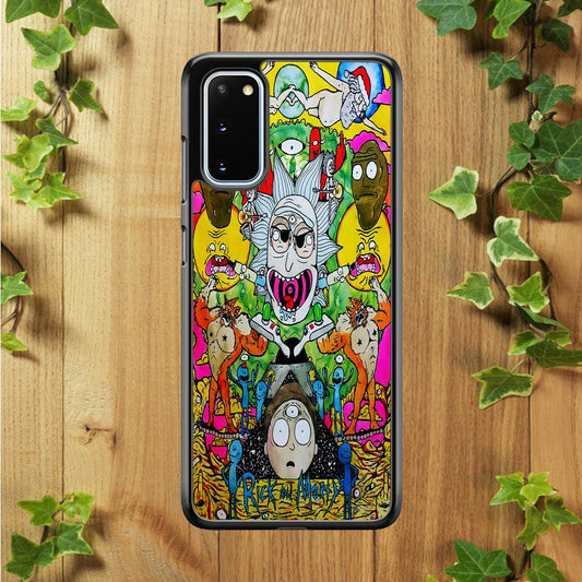 The Crazy Of Rick Samsung Galaxy S20 Case-Plastic / Full Wrap (3D Case)-Xtracase