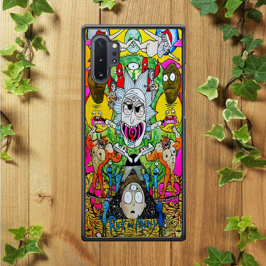 The Crazy Of Rick Samsung Galaxy Note 10 Plus Case-Plastic / Full Wrap (3D Case)-Xtracase