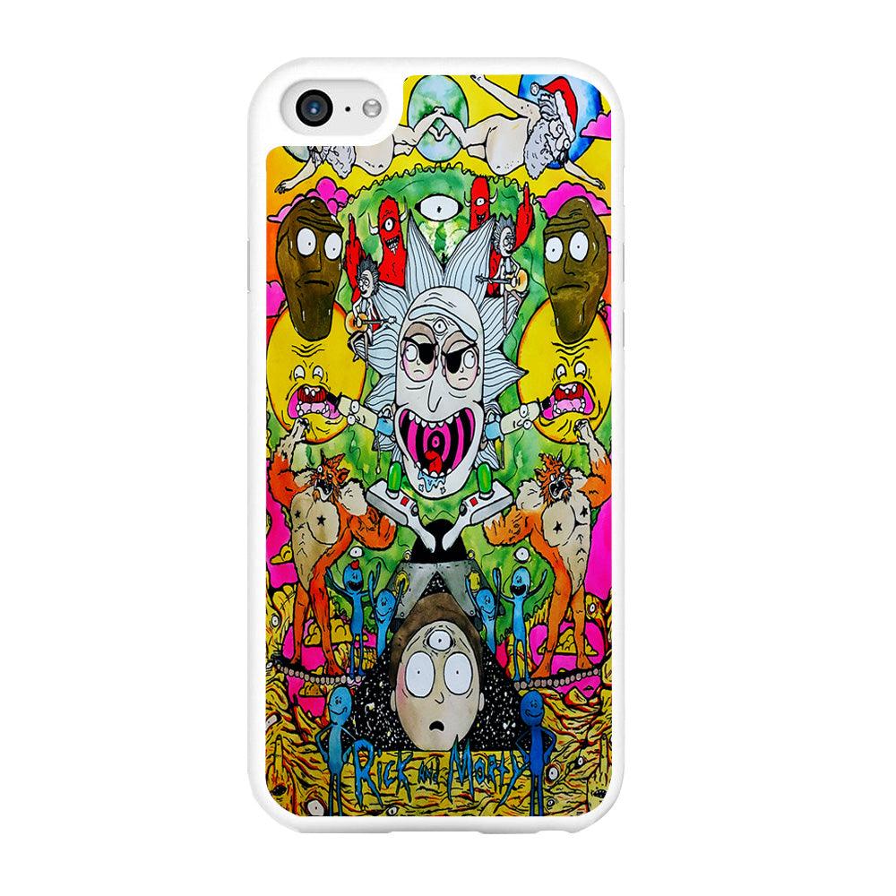 The Crazy Of Rick iPhone 6 | 6s Case-Rubber / White (2D Case)-Xtracase